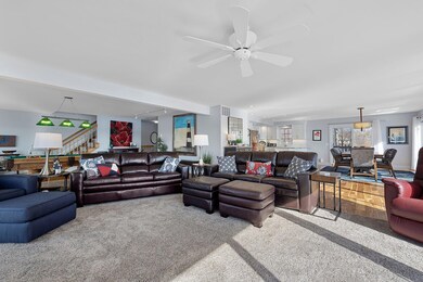 Open Concept Living, Dining, Playing