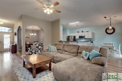 Great Room is Open to dining room, kitchen and bre
