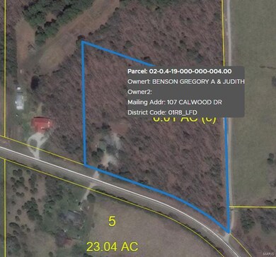 Cabin site with 6 acres