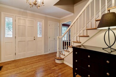 Spacious foyer