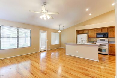 Large Family Room and Kitchen