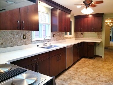 Large and bright kitchen remodeled in 2015.