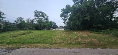 Approximate center of frontage looking east toward alley