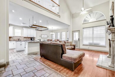 Entering the open concept living