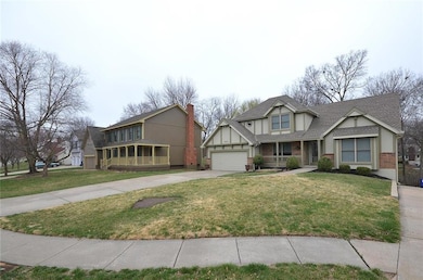 Two car garage at front and then one rear entrance