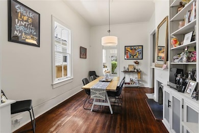 Dining Room with built ins