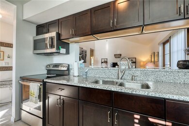 Beautiful updated kitchen with granite counters.