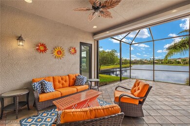 Extended screened lanai with plenty of space for o