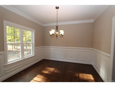 Dining Room with custom color, two member crown mo