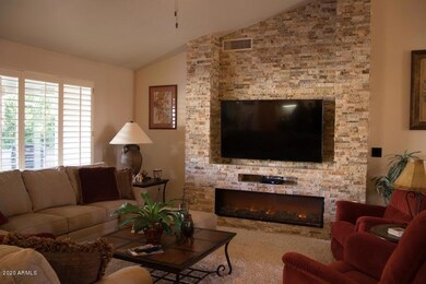 Stone Fireplace