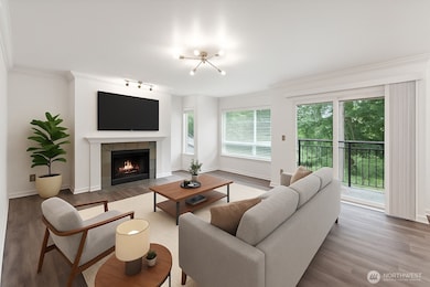 Virtually staged living