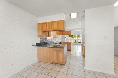 View of kitchen from the dining area