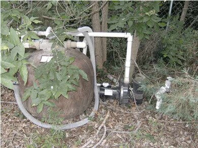 some pool equipment