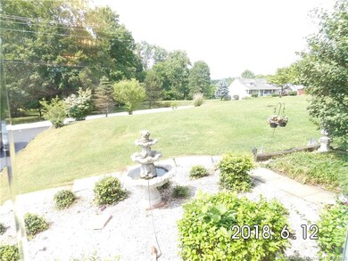 View from front porch looking towards Cooks Mill