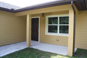 Covered front open porch