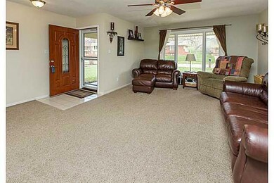 Living Room. Notice the elegant hard wood front do