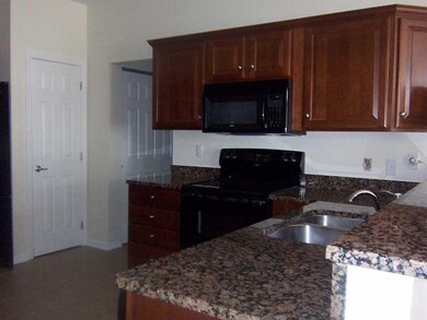 Kitchen. Fully equipped kitchen with cherry cabine