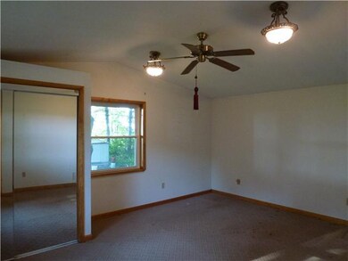 Master Bedroom. Large Master Bedroom features vaul