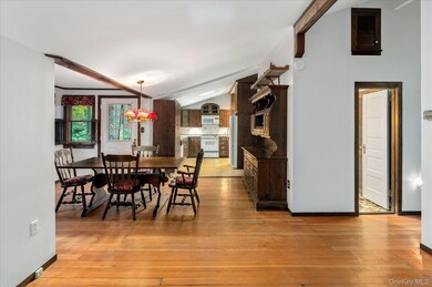 View of Dining Room to Kitchen