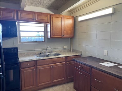 Very nice wood cabinetry.