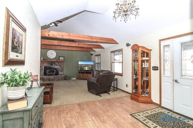 Large Entry open to Living room