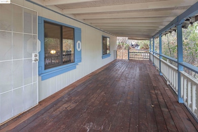 View of wooden porch