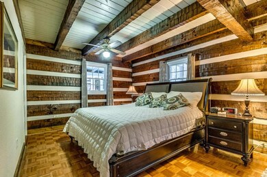 Large master bedroom on the main level