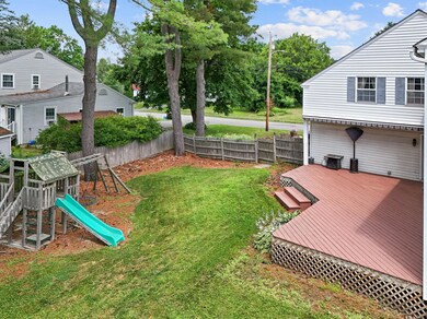 6 fenced in back yard