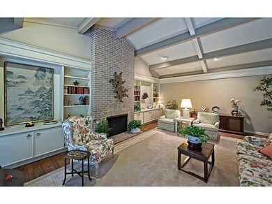 Living Room. Living room features detailed molding