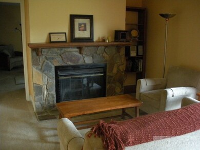 Living Room: One of two Fireplaces