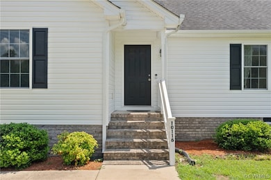 View of exterior entry
