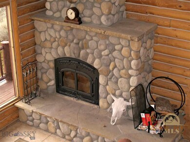 Rock Wood Fireplace