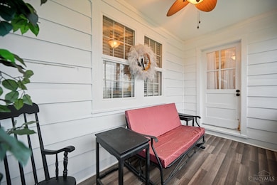 Front enclosed porch View 1