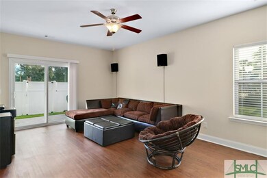Living room with LVP flooring