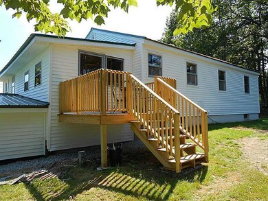 Exterior Back. New Deck over looking...