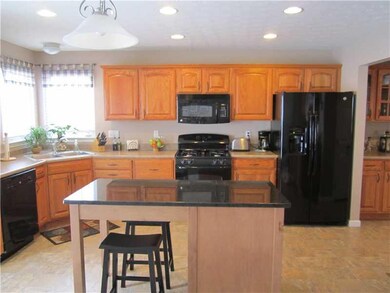 Kitchen. Space abounds in this great kitchen. Oak 