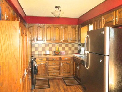 Kitchen Full View with Tile Backsplash