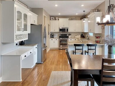 newly painted cabinets