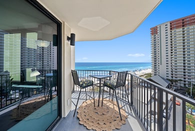 Good size balcony.