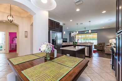 Eat-in kitchen.