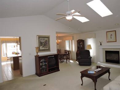 Spacious Great Room is bright and light