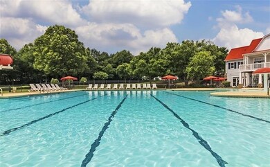 Pool featuring fence