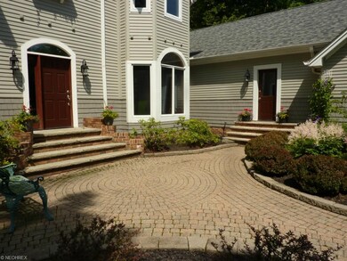 From the Custom Designed Brick Paver Courtyard ...