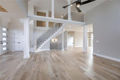 Great Room view to stairs
