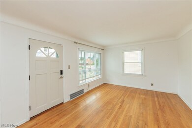 Foyer featuring light hardwood / wood-style flooring