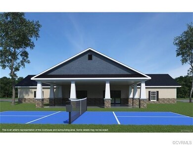 Rendering of Pickle Ball Court and Club House