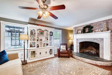 Wonderful family room with gas fireplace