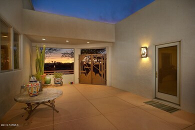 Gated Front Courtyard