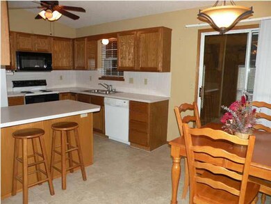 Fully applianced kitchen