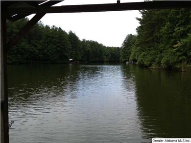 View of lake from covered pavilion